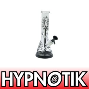 HYPNOTIK 10 INCH TREE OF LIFE BONG, BLACK
