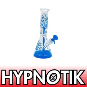HYPNOTIK 10 INCH TREE OF LIFE BONG, BLUE