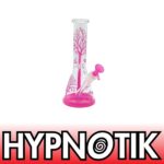 HYPNOTIK 10 INCH TREE OF LIFE BONG, PINK