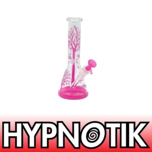 HYPNOTIK 10 INCH TREE OF LIFE BONG, PINK