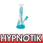 HYPNOTIK 10 INCH TREE OF LIFE BONG, SKY BLUE
