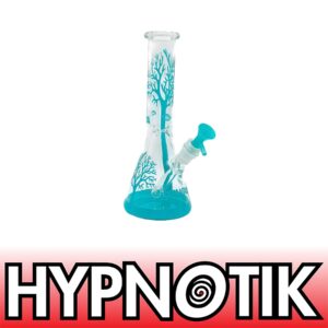 HYPNOTIK 10 INCH TREE OF LIFE BONG, SKY BLUE
