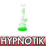 HYPNOTIK 14 INCH 7MM TREE OF LIFE BONG, GREEN