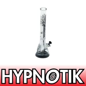 HYPNOTIK 18 INCH 7MM TREE OF LIFE BONG, BLACK