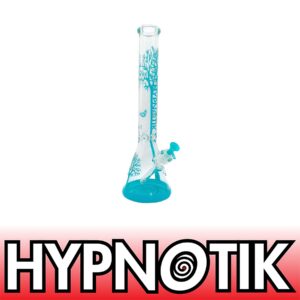 HYPNOTIK 18 INCH 7MM TREE OF LIFE BONG, BLUE