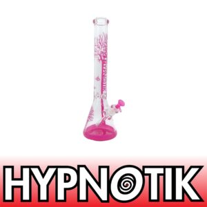 HYPNOTIK 18 INCH 7MM TREE OF LIFE BONG, PINK