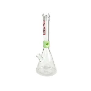 HYPNOTIK 18 INCH 9MM BONG WITH WIDE 7 INCH BASE, MINT GREEN