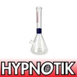 HYPNOTIK 18 INCH 9MM BONG WITH WIDE 7 INCH BASE, DARK BLUE