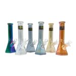 ZNN GLASSWORKS 10 INCH HEXAGON BONG, RED - Image 2