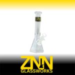 ZNN GLASSWORKS 10 INCH HEXAGON BONG, GREY
