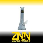 ZNN GLASSWORKS 10 INCH HEXAGON BONG, T-GREEN