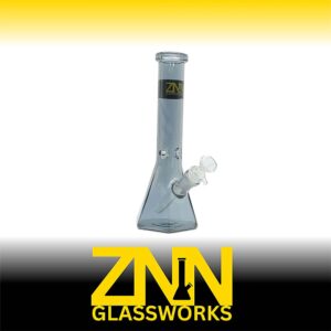 ZNN GLASSWORKS 10 INCH HEXAGON BONG, T-GREEN