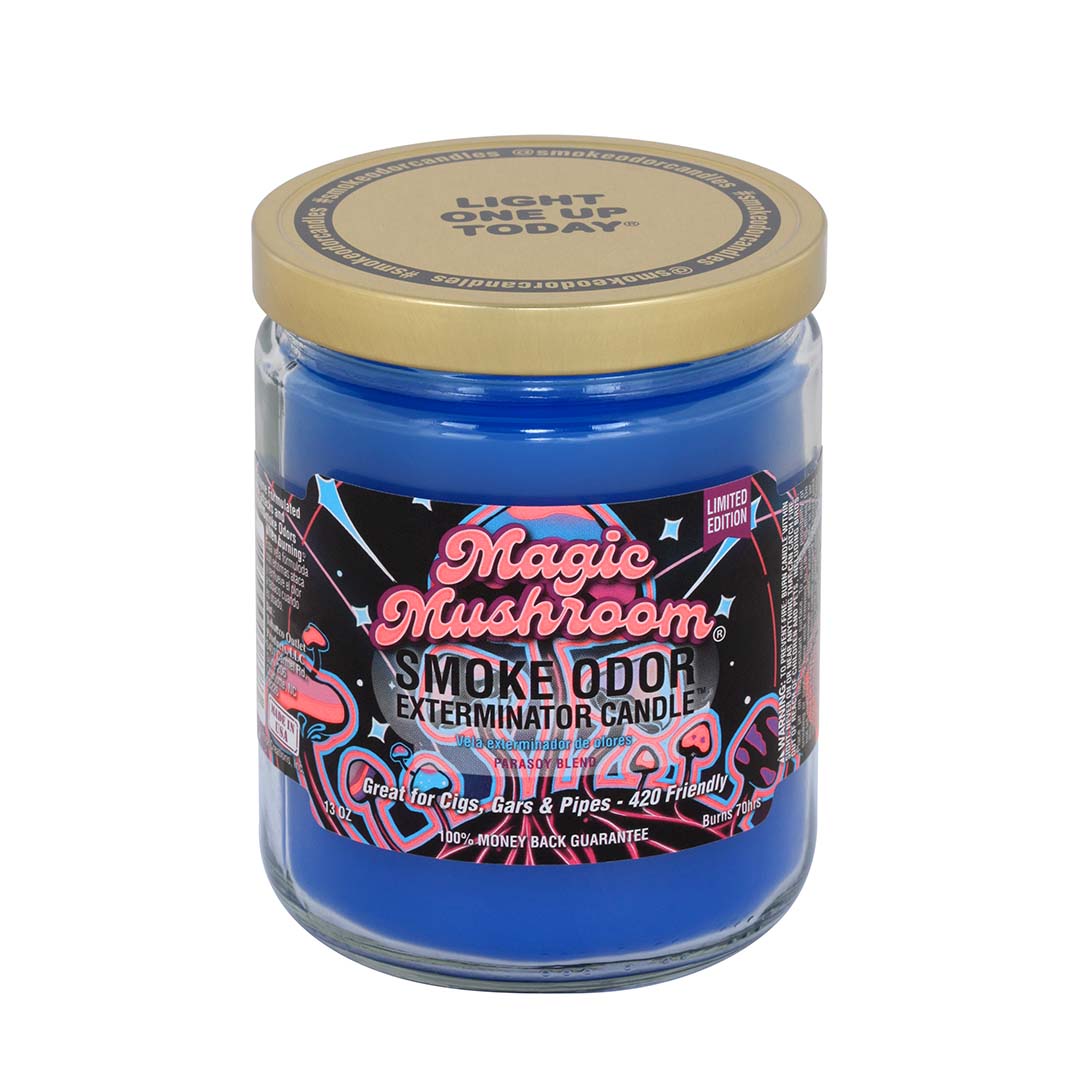 010-0171-010-12 SMOKE ODOR EXTERMINATOR CANDLE, 13 OZ, MAGIC MUSHROOM - Image 1