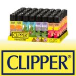 DISPLAY OF 48 CLIPPER TRAVELERS LIGHTERS