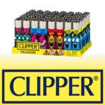 DISPLAY OF 48 CLIPPER MONSTERS 4 LIGHTERS