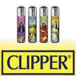 DISPLAY OF 48 CLIPPER ANGEL VS. DEMON LIGHTERS