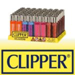 DISPLAY OF 48 CLIPPER CRAZY SUMMER LIGHTERS