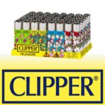 DISPLAY OF 48 CLIPPER LUCK OF FIRE LIGHTERS
