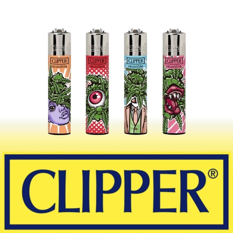 75 DISPLAY OF 48 CLIPPER OUT OF WEED LIGHTERS - Image 1