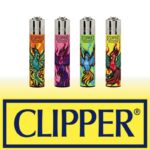 DISPLAY OF 48 CLIPPER PHOENIX LIGHTERS