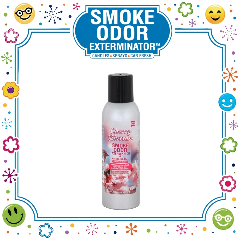 9 SMOKE ODOR EXTERMINATOR SPRAY, 7 OZ, CHERRY BLOSSOM - Image 1