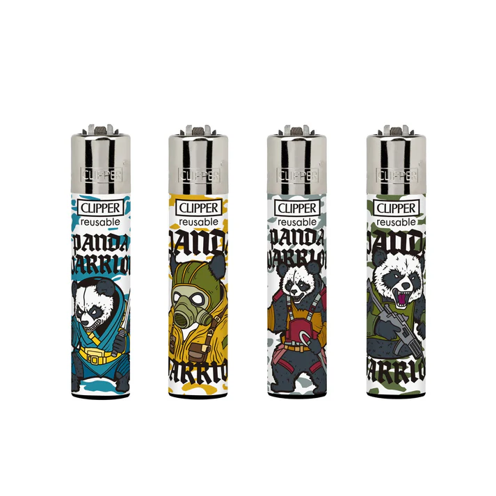 AC-LT1001PAW Clipper Lighter - Panda Warriors - Image 1