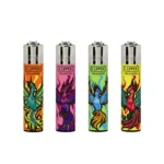 DISPLAY OF 48 CLIPPER PHOENIX LIGHTERS