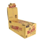 RAW CLASSIC LEAN 109MM CONES, 12 PACKS OF 20 CONES PER DISPLAY