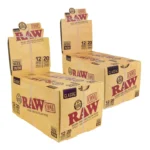 RAW CLASSIC SINGLE WIDE 70X45 CONES, 12 PACKS OF 20 CONES PER DISPLAY - Image 4