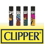 DISPLAY OF 48 CLIPPER ANIME SOUL LIGHTERS