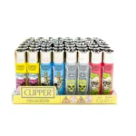 DISPLAY OF 48 CLIPPER BONE PORTRAITS LIGHTERS - Image 2