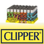 DISPLAY OF 48 CLIPPER MONSTERS 2 LIGHTERS