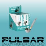 DISPLAY OF 6 PULSAR WOOD SERIES PIPE SHAPED 510 BATTERY