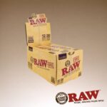 RAW CLASSIC SINGLE WIDE 70X45 CONES, 12 PACKS OF 20 CONES PER DISPLAY