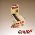RAW ORGANIC CONNIOSSEUR 1-1/4 PAPERS WITH TIPS, 24 PACKS OF 50