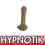 HYPNOTIK 5.5 INCH MAJESTY GLASS SPOON PIPE, BROWN RED - Image 2