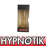 HYPNOTIK 5.5 INCH MAJESTY GLASS SPOON PIPE, BROWN RED