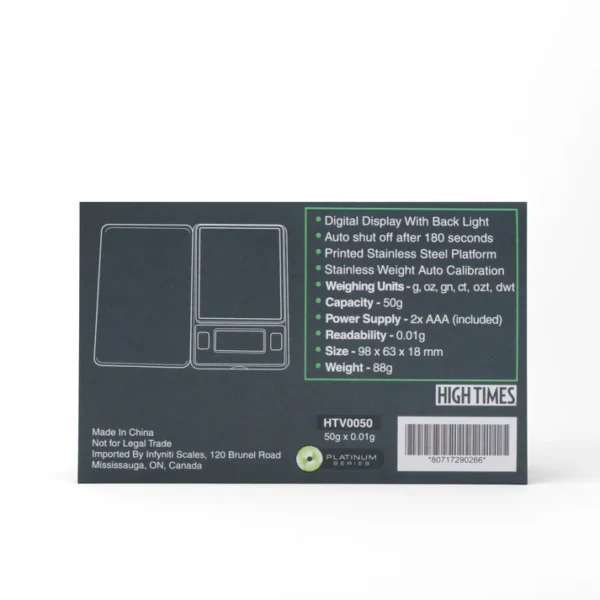 INFYNITI 50 GRAM DOUBLE DIGIT HIGH TIMES VIRUS SCALE - Image 2