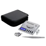 INFYNITI 20 GRAM TRIPLE DIGIT SPECTRA SCALE, WITH 2 10 G WEIGHTS AND TWEEZERS