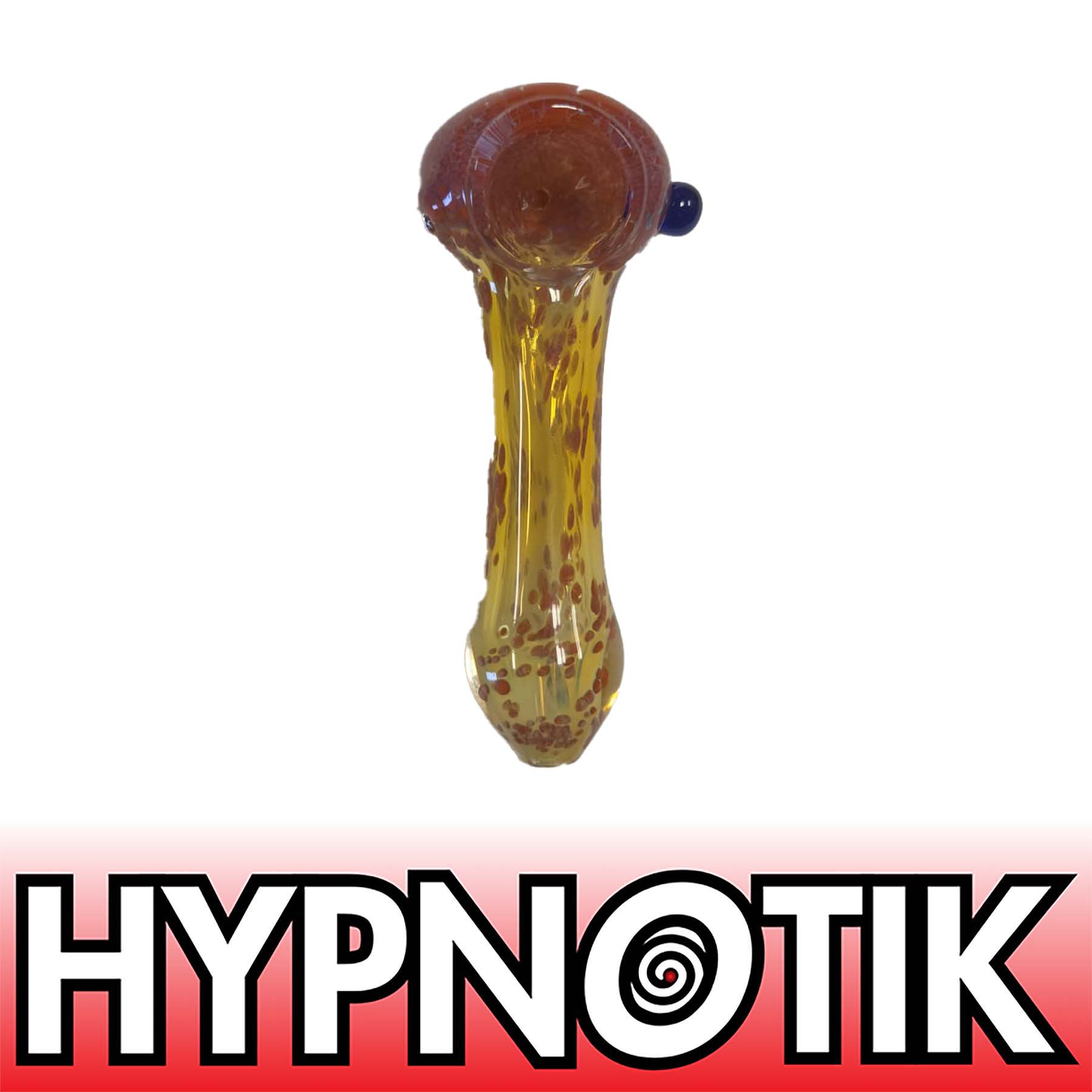 WhatsApp Image 2026-05-31 at 4.36.12 AM HYPNOTIK 5.5 INCH SPECKLES OF RED GLASS SPOON PIPE - Image 1