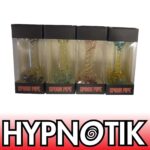 HYPNOTIK 5.5 INCH INSIDE SPIRAL GLASS SPOON PIPE, RED - Image 2