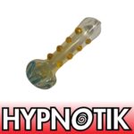 HYPNOTIK 5.5 INCH 8 BEADS OF HAPPINESS GLASS SPOON PIPE, GREEN - Image 3
