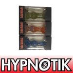HYPNOTIK 5.5 INCH MARY JANE'S SPIRAL GLASS SPOON PIPE, BLUE - Image 5