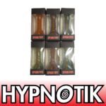 HYPNOTIK 5.5 INCH GLASS SPOON PIPE WITH RASTA LINE AND OUTSIDE SPIRAL, BLUE - Image 3