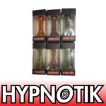 HYPNOTIK 5.5 INCH GLASS SPOON PIPE WITH RASTA LINE AND OUTSIDE SPIRAL, BLUE - Image 4