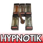 HYPNOTIK 5.5 INCH GLASS SPOON PIPE WITH RASTA LINE AND OUTSIDE SPIRAL, BLUE - Image 5