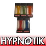 HYPNOTIK 5.5 INCH GLASS SPOON PIPE RED PIPE WITH 2 HORNS - Image 3