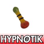 HYPNOTIK 5.5 INCH RASTA MAN GLASS SPOON PIPE - Image 2