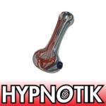 HYPNOTIK 5.5 INCH CLASSIC GLASS SPOON PIPE, ASSORTED COLORS - Image 3