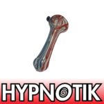 HYPNOTIK 5.5 INCH CLASSIC GLASS SPOON PIPE, ASSORTED COLORS - Image 2
